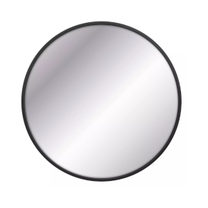 Black Framed Round Mirror